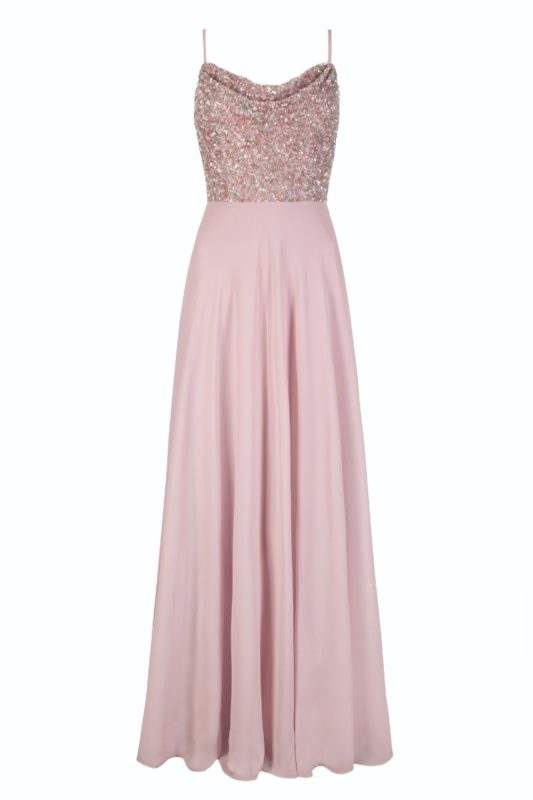 coast maddie embroidered maxi dress blush