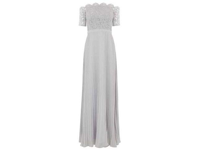 oasis grey lace dress